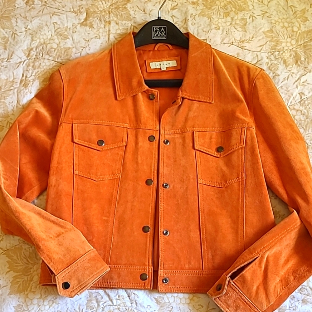 Leather jacket Coat Suede 🍂